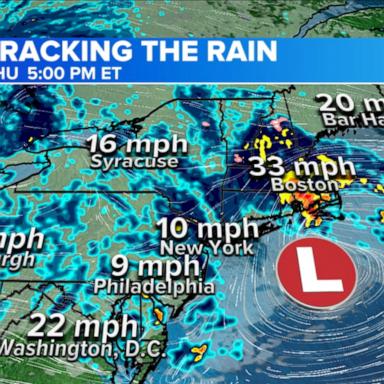 VIDEO: Nor'easter brings heavy rain to millions