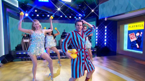 Jonathan Groff, ‘Just in Time’ cast perform live