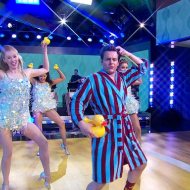 VIDEO: Jonathan Groff, ‘Just in Time’ cast perform live
