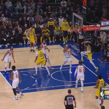 VIDEO: Pacers celebrate game 2 win over Knicks