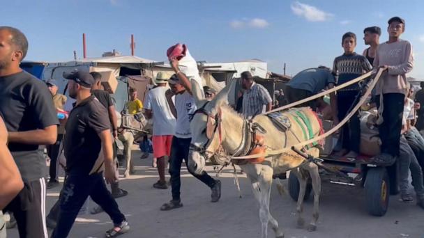 Chaos breaks out at Gaza aid distribution center