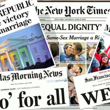 VIDEO: Couples reflect on 10-year anniversary of marriage equality