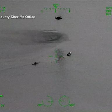 VIDEO: Helicopter rescues 3 survivors of small Florida plane crash