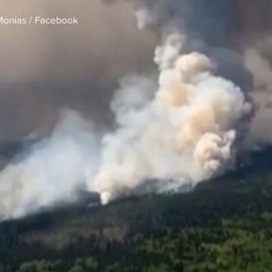VIDEO: Smoke from Canadian wildfires cross border into US