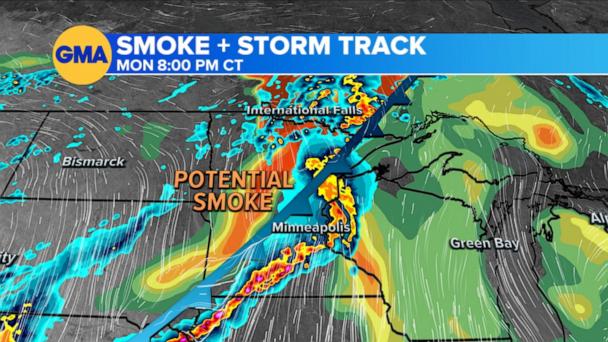 Air quality alerts due to smoke from Canadian fires