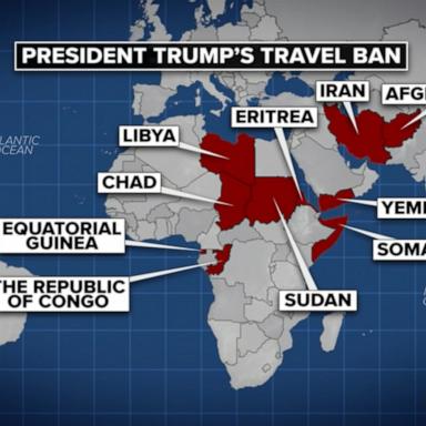 VIDEO: Trump announces travel ban and restrictions on 19 countries