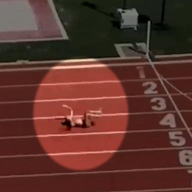 "I wasn't sure how far back everybody else was behind me, so I knew to just keep rolling, to keep going, because I really wanted to get first," high school athlete Brooklyn Anderson said.