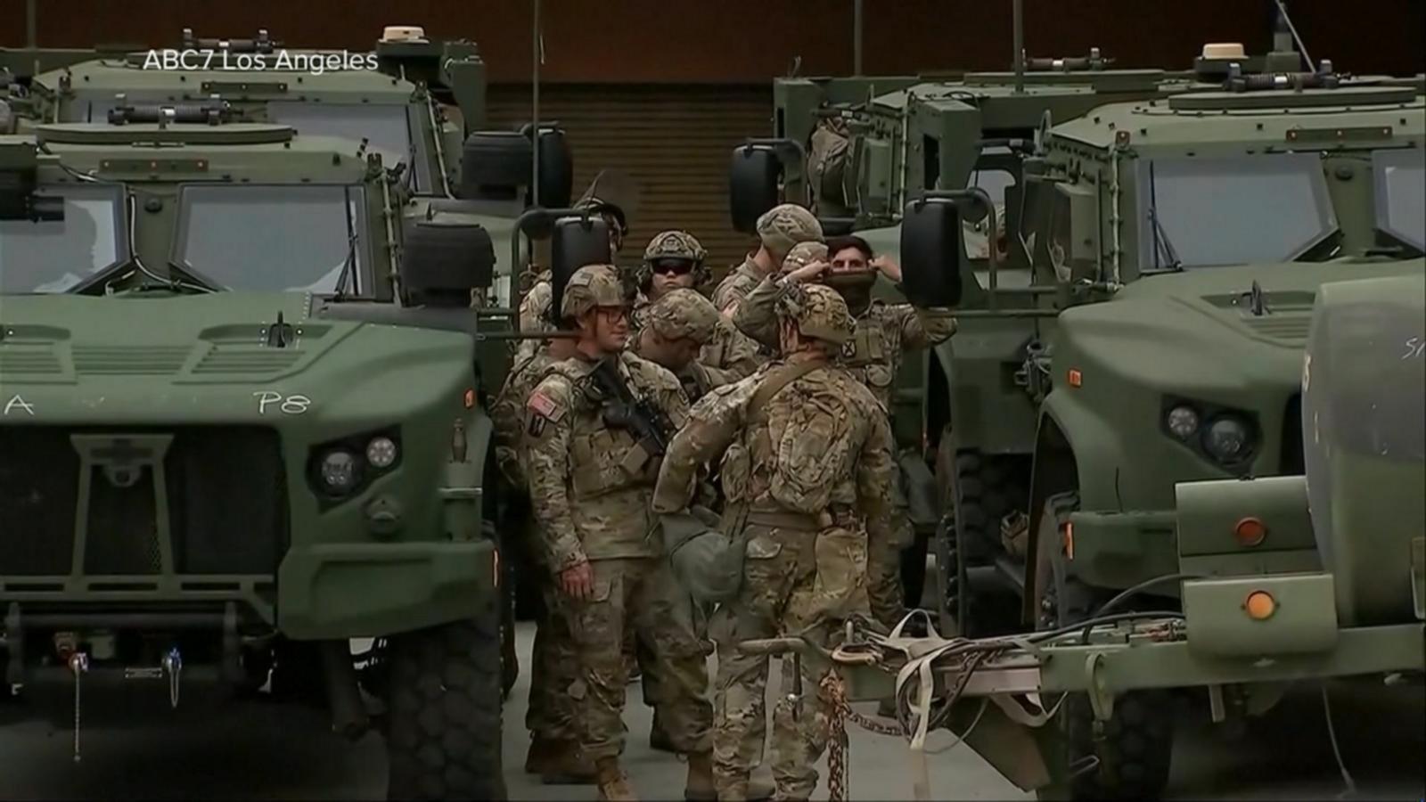 VIDEO: Trump, Newsom clash over deployment of troops in LA