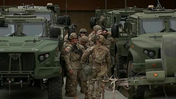 Trump, Newsom clash over deployment of troops in LA