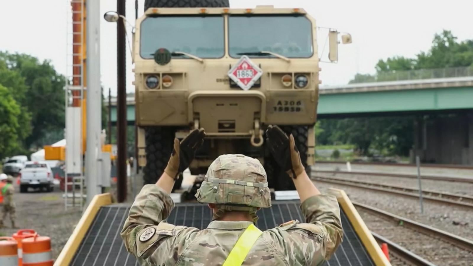 VIDEO: Preparations gear up for Trump’s military parade