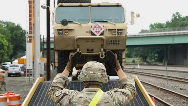Preparations gear up for Trump’s military parade
