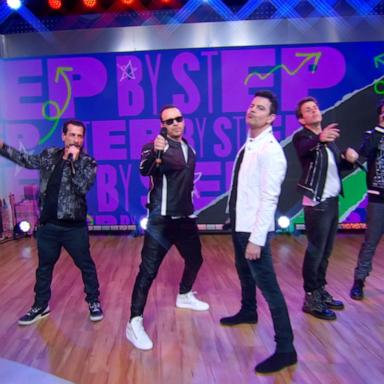 VIDEO: New Kids on the Block perform 'Step by Step'