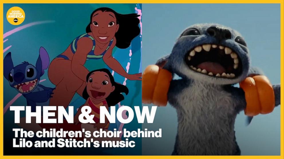 Disney gave the song "Hawaiian Roller Coaster Ride" a modern makeover for the live-action "Lilo & Stitch" film, using the same children's chorus from the original animated movie.