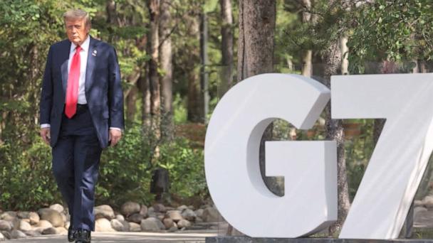 Trump leaves G7 summit early as tensions in Middle East rise