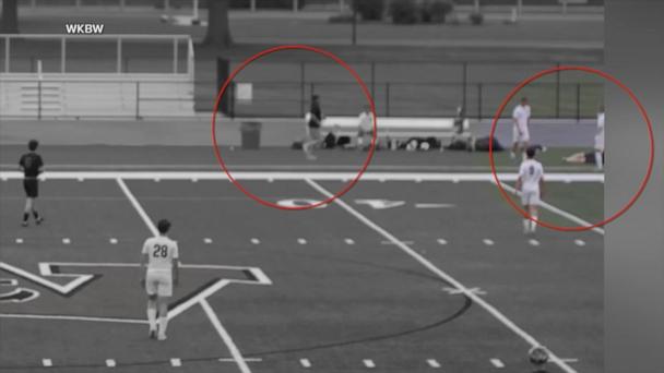 Spectators save soccer coach's life after collapse
