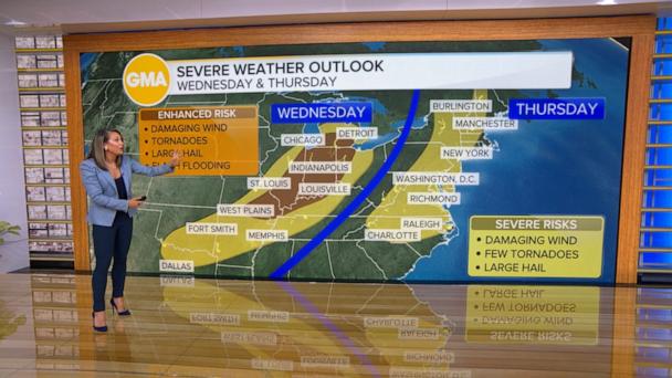 More than 100 million Americans on alert for severe weather