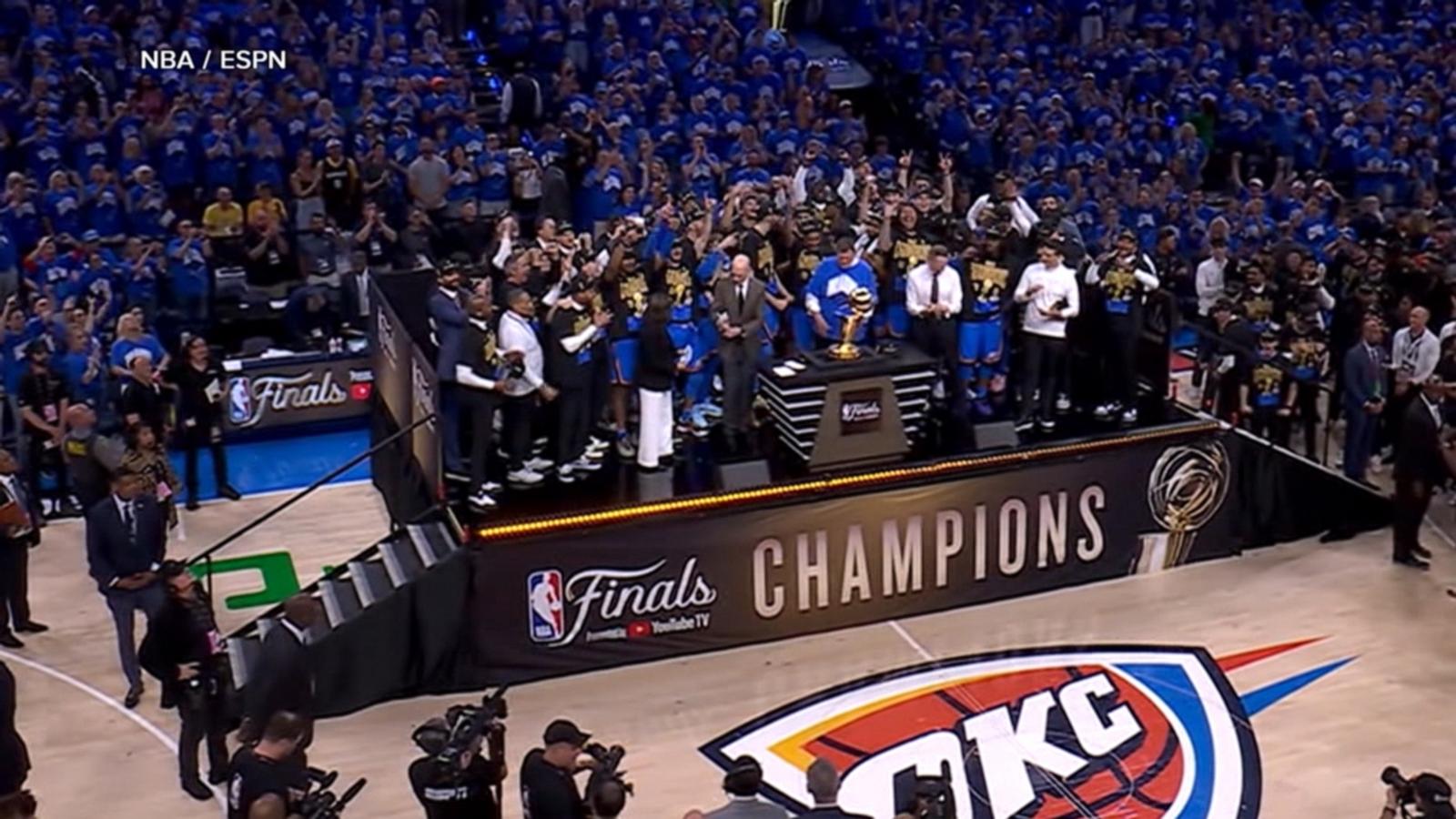 WATCH:  OKC Thunder storm their way to 1st NBA title