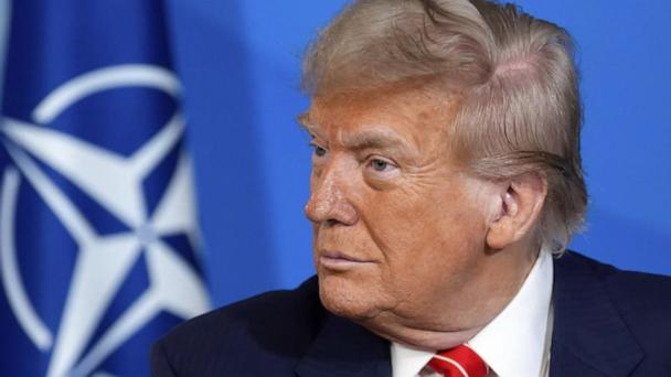 Trump returns from NATO summit