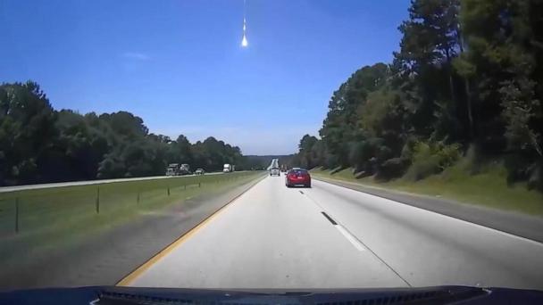 Possible meteor shoots through sky over Southeast