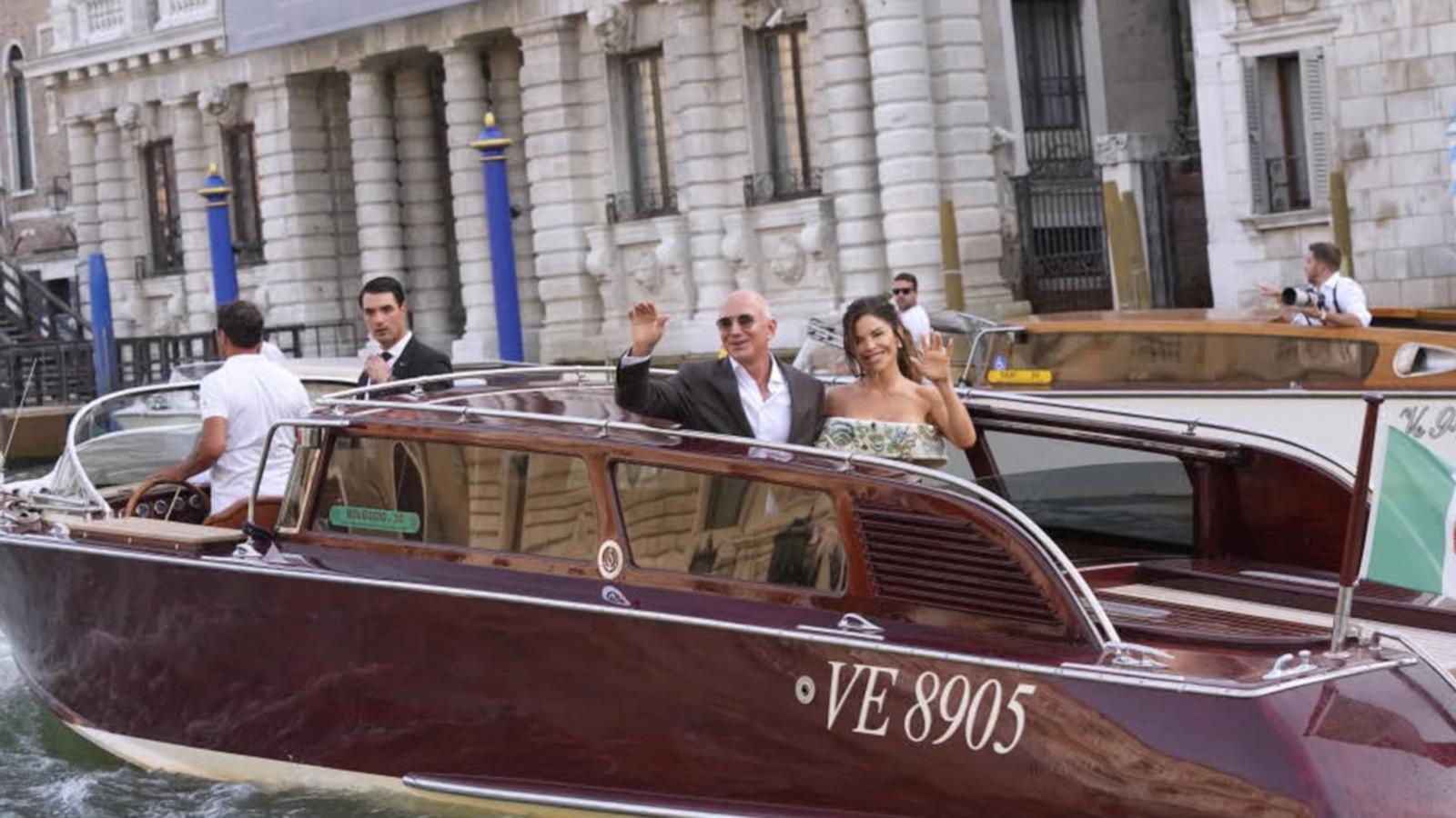 VIDEO: Final day of festivities for now-married Jeff Bezos and Lauren Sanchez