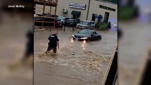 Severe storms drench East Coast