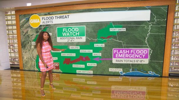 Life-threatening flash floods hitting the Plains
