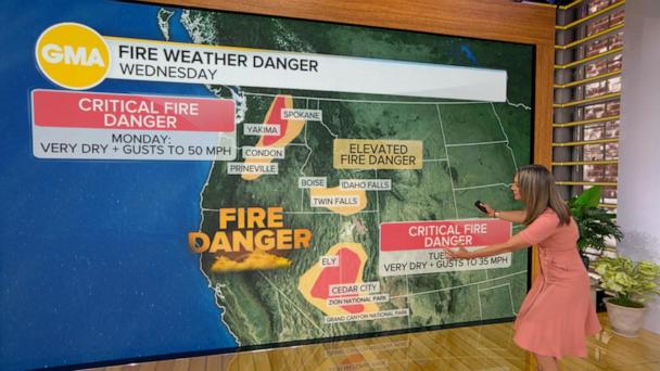 Extreme heat expected for Grand Canyon fire zone