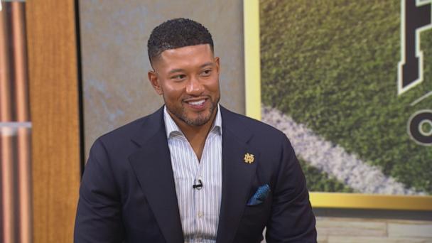 Notre Dame's head coach Marcus Freeman talks upcoming season