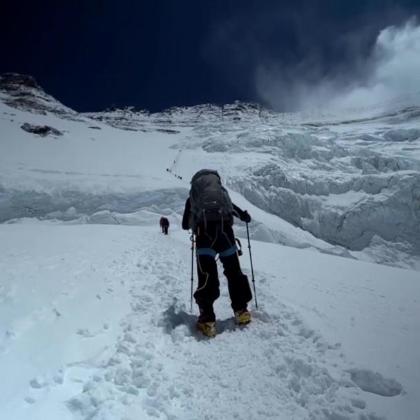 American climber speaks out after history-making ski down Mount