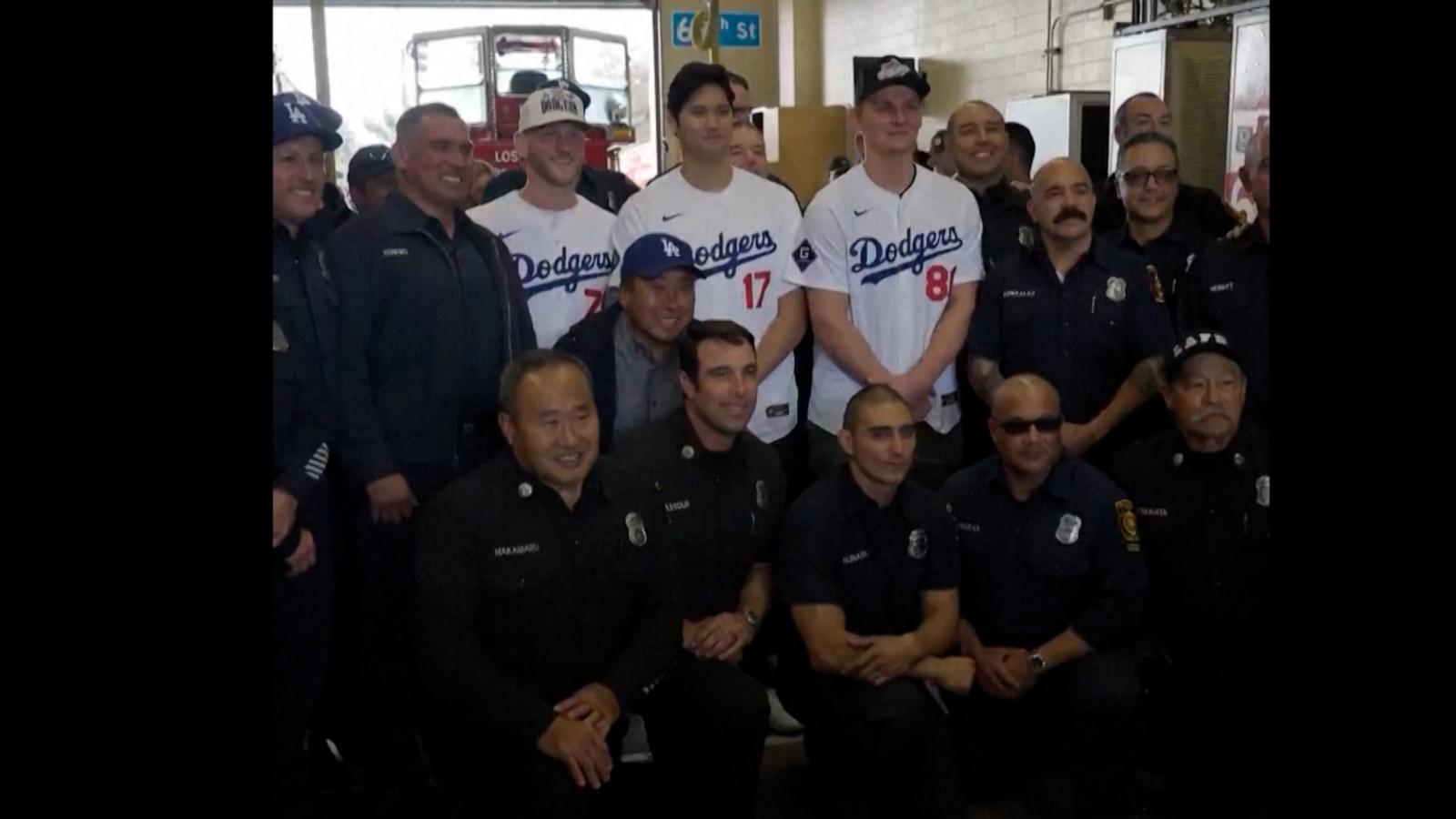 LA Dodgers thank 1st responders who battled Pacific Palisades wildfires