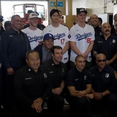 LA Dodgers thank 1st responders who battled Pacific Palisades wildfires