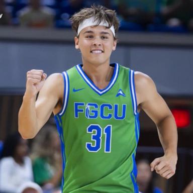 VIDEO: College basketball player's story of patience and perseverance