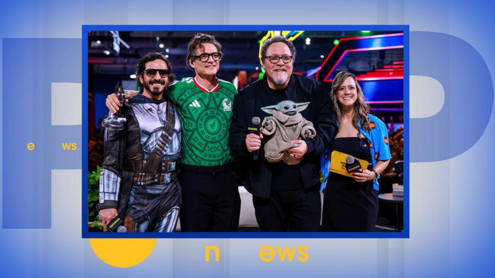 WATCH:  Cast and crew behind “The Mandolorian and Grogu” touch down in Mexico City