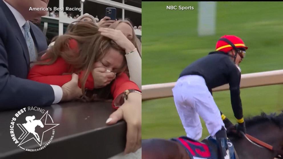 VIDEO: Woman makes history at Kentucky Derby