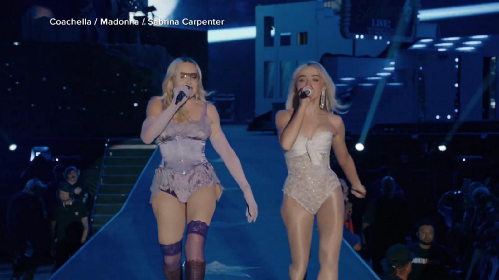 WATCH:  Madonna and Sabrina Carpenter debut on hot 100