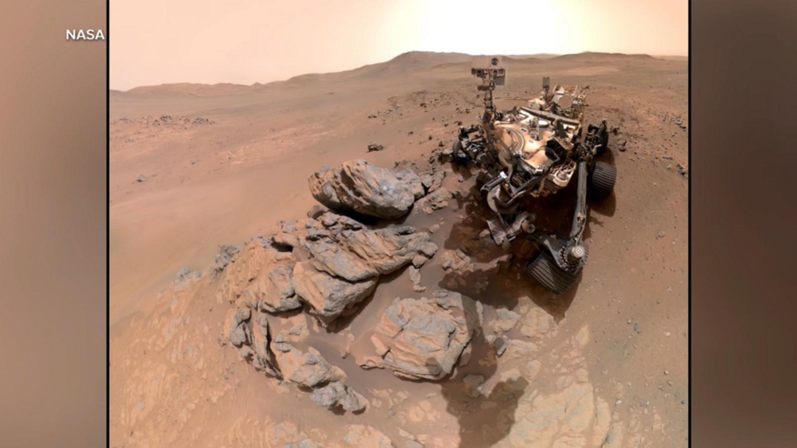 WATCH:  NASA rover snaps selfie on Mars