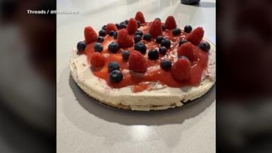 VIDEO: Birthday cheesecake falls ‘flat’ in viral frenzy