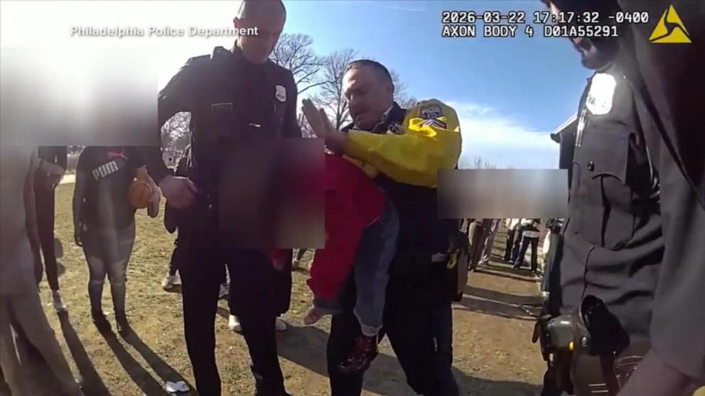 VIDEO: Hero police officer rescues toddler