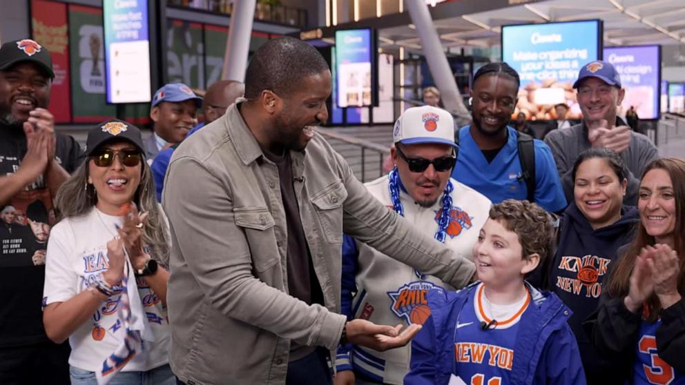 VIDEO: Knicks fan surprised with tickets to Game 2