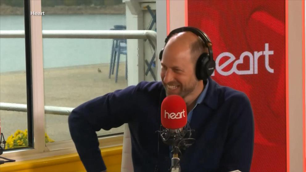 Prince William gives insight into family life on Heart Breakfast radio show