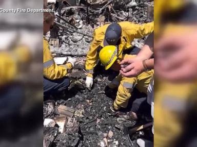 WATCH:  Wedding ring recovered after Simi Valley fire