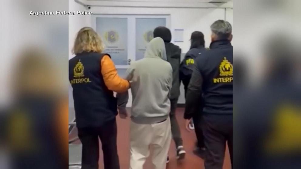 VIDEO: FBI robbery suspects arrested in Chile for high-profile robberies