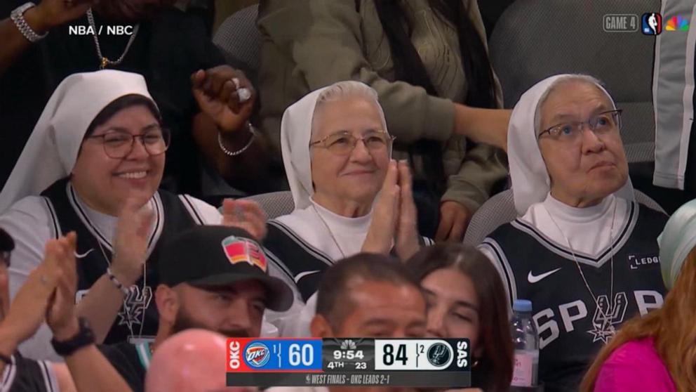 VIDEO: Meet the Spurs sisters cheering on San Antonio