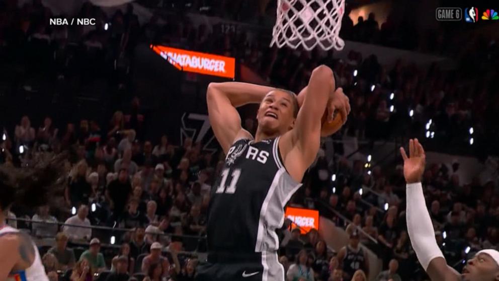 VIDEO: Spurs beat Thunder in Game 6, forcing Game 7