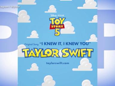 WATCH:  Taylor Swift confirms team-up with Disney-Pixar for Toy Story 5