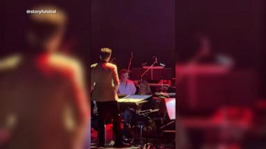 VIDEO: Musician in audience saves the show