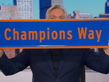 WATCH:  New Knicks 'Champion Way' street signs