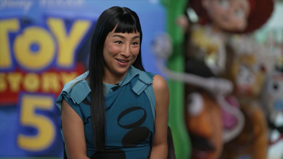 VIDEO: Greta Lee talks 'Toy Story 5'
