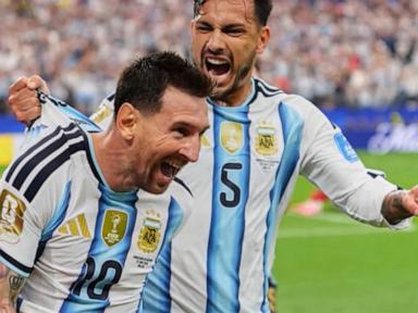 WATCH:  Messi makes World Cup history