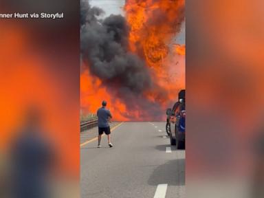 WATCH:  Car explosion sparks wildfire in Arizona